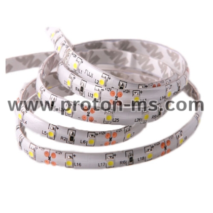 LED Лента SMD3528 - 60/1 Топло Бяла Невлагозащитена 1m