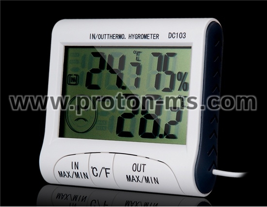 Digital Weather Station Thermometer Hygrometer Dc103 Temperature