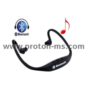 Спортни безжични Bluetooth слушалки със слот за TF карта Handsfree MP3 FM радио плеър
