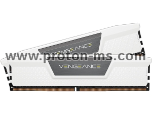 Памет Corsair Vengeance White, 32GB (2x16GB) DDR5, CMK32GX5M2E6000C36W