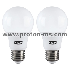 Xavax LED крушка, E27, 806 lm, 60W, 2 бр, 112929