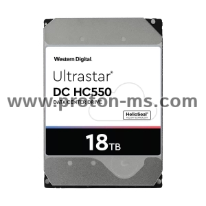 Хард диск WD Ultrastar DC HC550, 18TB, 7200rpm, 512MB, SATA 3