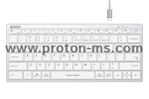 Безжична клавиатура A4TECH FBX51C FStyler, бял