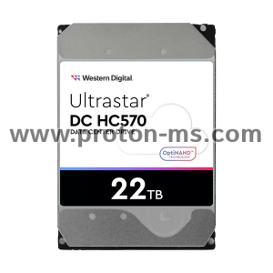 Хард диск WD Ultrastar DC HC570, 22TB, 7200RPM, SATA 6GB/s