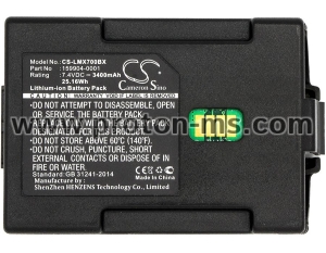 Батерия за баркод скенер Honeywell TXE TECTON MX7  159904-0001   LiIon  7.4V 3400mAh Cameron Sino