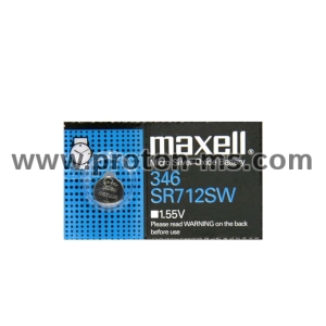 Бутонна батерия сребърна MAXELL SR-712 SW 1.55V / 346