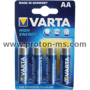 Алкална Батерия VARTA High Energy, AA /LR6/, 1.5V
