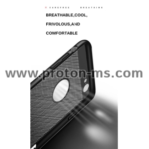 Дишащ Луксозен Твърд Кейс за iPhone 7 / 7S Luxury Phone Case Ultra Thin Slim Cover Fashion Cool Breathable, Златист