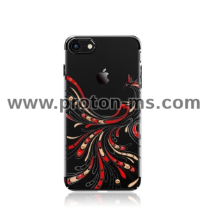 Луксозен Ултра Тънък Кейс за iPhone 7 / 7S Luxury Phone Case Ultra Thin Slim Cover Fashion Black Phoenix