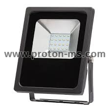 LED Прожектор Слим IP67 20W, Студена Светлина
