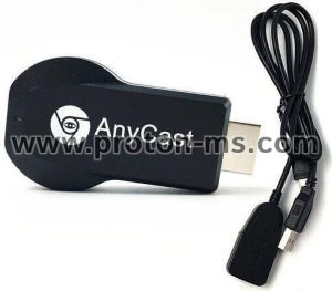 WiFi TV stick Anycast Безжично свързване на телефон, таблет с телевизор, Безжичен Smart адаптер Anycast HDMI за свързване на телефон с телевизор