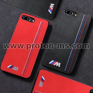 Луксозен Кейс за iPhone X/XS BMW Motorsport Phone Case, червен