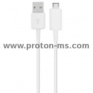Кабел Micro USB, 100 см., Бял