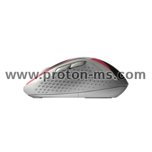 Безжична оптична мишка RAPOO M500 Silent, Multi-mode, безшумна, Червен