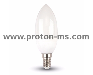 LED Крушка - SAMSUNG ЧИП 5.5W E14 Кендъл Неутрална Светлина