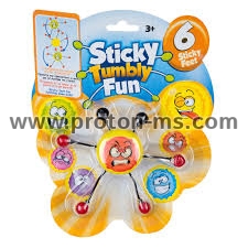 Забавна игра Sticky Tumbly Fun