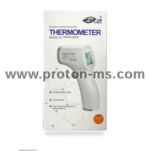 Безконтактен дигитален термометър, дисплей LCD, Инфрачервен, GP-300