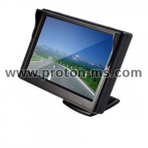 Монитор за автомобил за камера за задно виждане, 5 inch TFT LCD Color Monitor