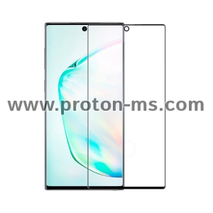 Стъклен протектор Mocoson Nano Flexible, за Samsung Galaxy Note 10, 5D, 0.3 mm, Черен 