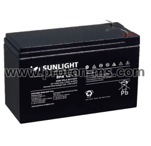 Акумулатор, Батерия 12V, 9Ah SunLight SPA 12-9