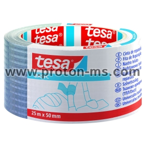 Хоби лента сребърна Tesa Basic 10мx50мм Сива