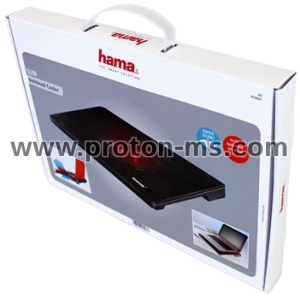 Охладител за лаптоп HAMA Slim, Вентилатор, 13.3" - 15.6", Черен 
