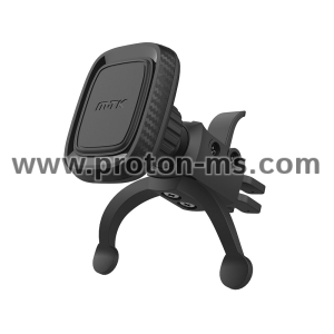Магнитна стойка за мобилен телефон Moveteck ET938, За кола, Универсален, Черен