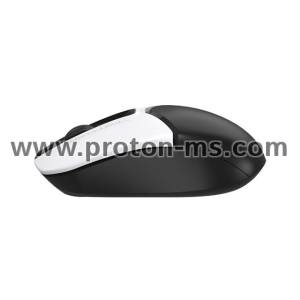  Оптична мишка A4tech FG12S FSTYLER, Безжична, Безшумна, 2.4 GHz, Черен/Сребрист