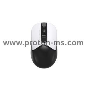  Оптична мишка A4tech FG12S FSTYLER, Безжична, Безшумна, 2.4 GHz, Черен/Сребрист