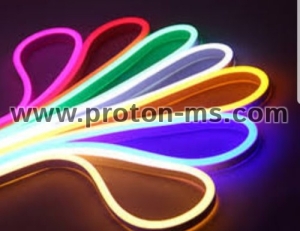 Гъвкава LED неонова лента 10м 220V, RGB