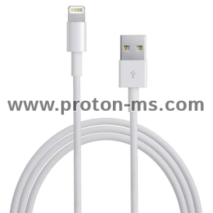 Кабел за данни USB - Lightning, iPhone 5/5s, 6,6S / 6plus,6S plus, 1m