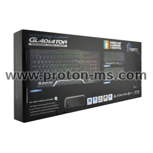 Геймърска клавиатура, Dragon War, Gladiator, GK-008, Черен