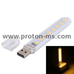 USB 3W 8xLED осветител LED0589WW