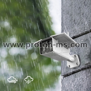 Смарт охранителна камер, PST-SC216, 2.0Mp, Соларен панел, Външен монтаж, Wi-Fi, Tuya Smart, Бял 