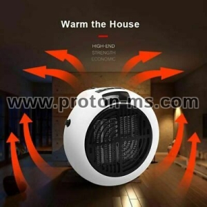 Warm Air Blower 1000W - The Wall-Outlet Portable Heater