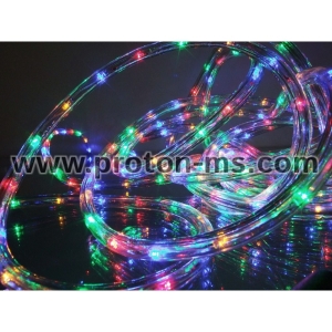 The Christmas Workshop 10 m LED Rope Chaser Lights, Multi-Coloured