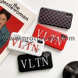 Силиконов Кейс, VLTN soft silicon cover case for apple iphone 12 PRO, БЯЛ, ЧЕРЕН