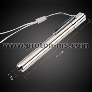 Ултравиолетов Фенер , UV Light, Mini LED Stainless Steel Mini Lamp 395 UV Flashlight Torch