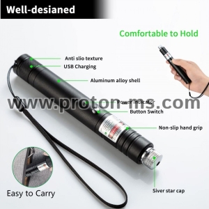 Laser Pointer with 2 Colors: Green & Red