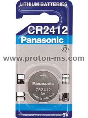 Button lithium battery CR2412  PANASONIC