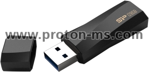 USB памет SILICON POWER Blaze B07, 128GB, USB 3.2, Черна