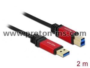 Delock Cable USB 3.0 Type-A male > USB 3.0 Type-B male 2 m Premium