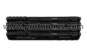 Memory Kingston FURY Beast 128GB(4x32GB) DDR4 3600MHz CL18 KF436C18BBK4/128