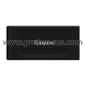 Външен SSD Kingston XS1000, 2TB, USB 3.2 Gen2 Type-C, Черен