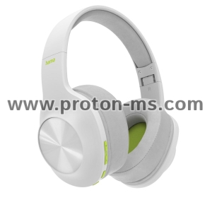 Hama "Spirit Calypso" Bluetooth® Headphones, Over-Ear, Bass Boost, Foldable, white