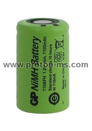 Rechargeable battery NiMH  110AFHO-B 2/3A, 2/3R23 1.2V 1100mAh 1pc GP BATTERIES