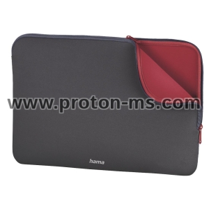 Hama "Neoprene" Laptop Sleeve, up to 40 cm (15.6"), grey