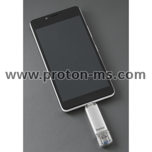 Hama "C-Laeta" USB Stick, USB-C USB 3.1/3.0, 128 GB, 40 MB/s, silver