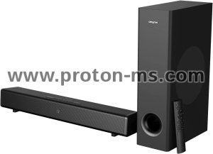 Speakers Wireless Creative 360, 2.1 + Subwoofer, Bluetooth 5.0, Dolby Atmos, HDMI 2.0, ARC, Black
