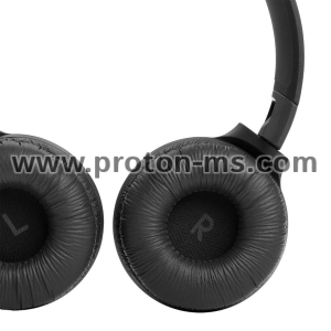 Headphones on-ear JBL T510BT, Black